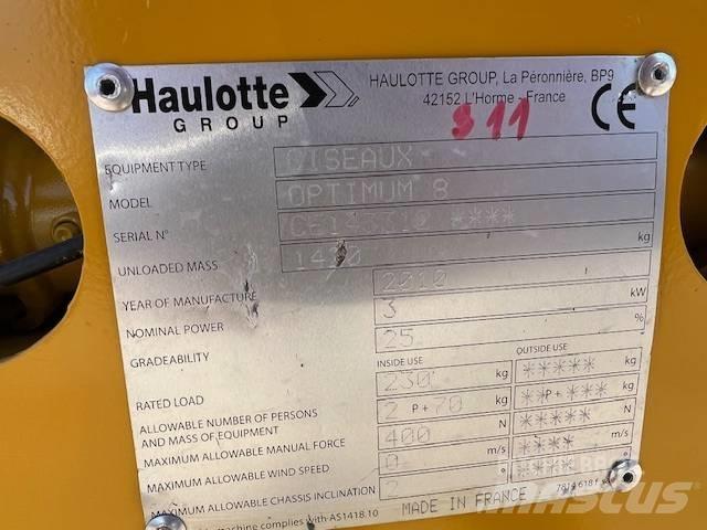 Haulotte Optimum  8 Platforme foarfeca