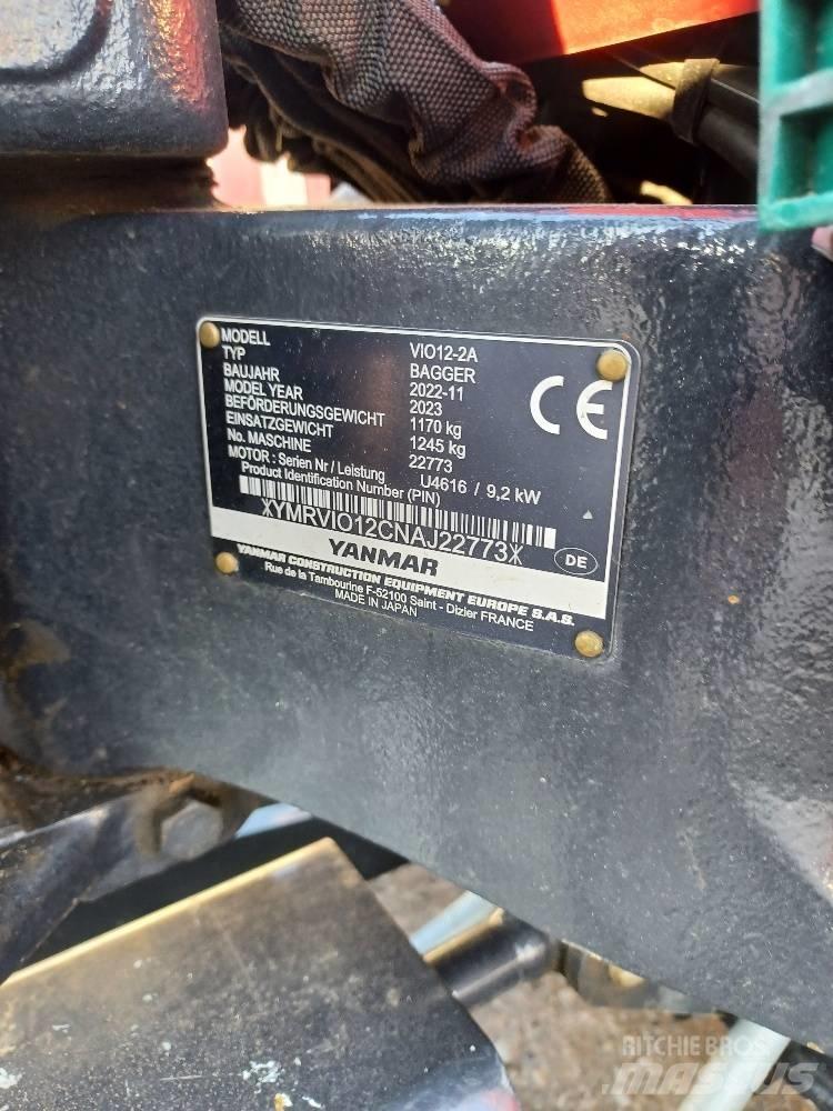 Yanmar VIO12-2A Mini excavatoare < 7t