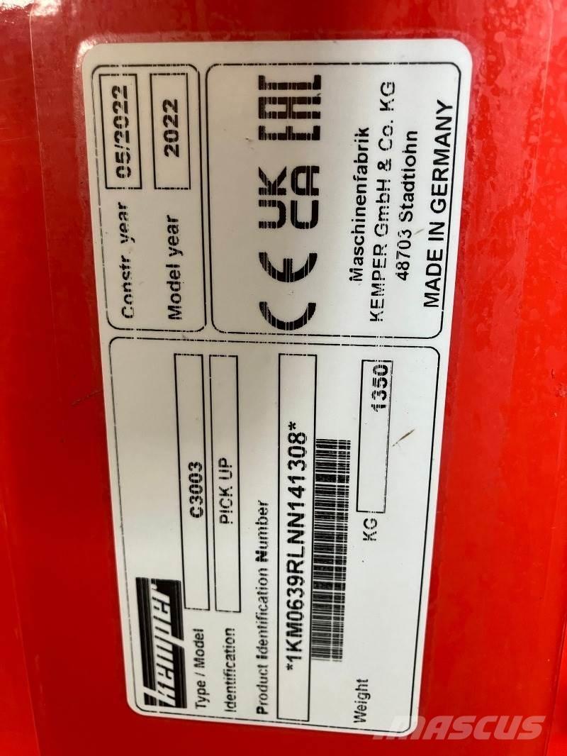 Kemper C3003 Accesorii pentru mașini de fân și furaje