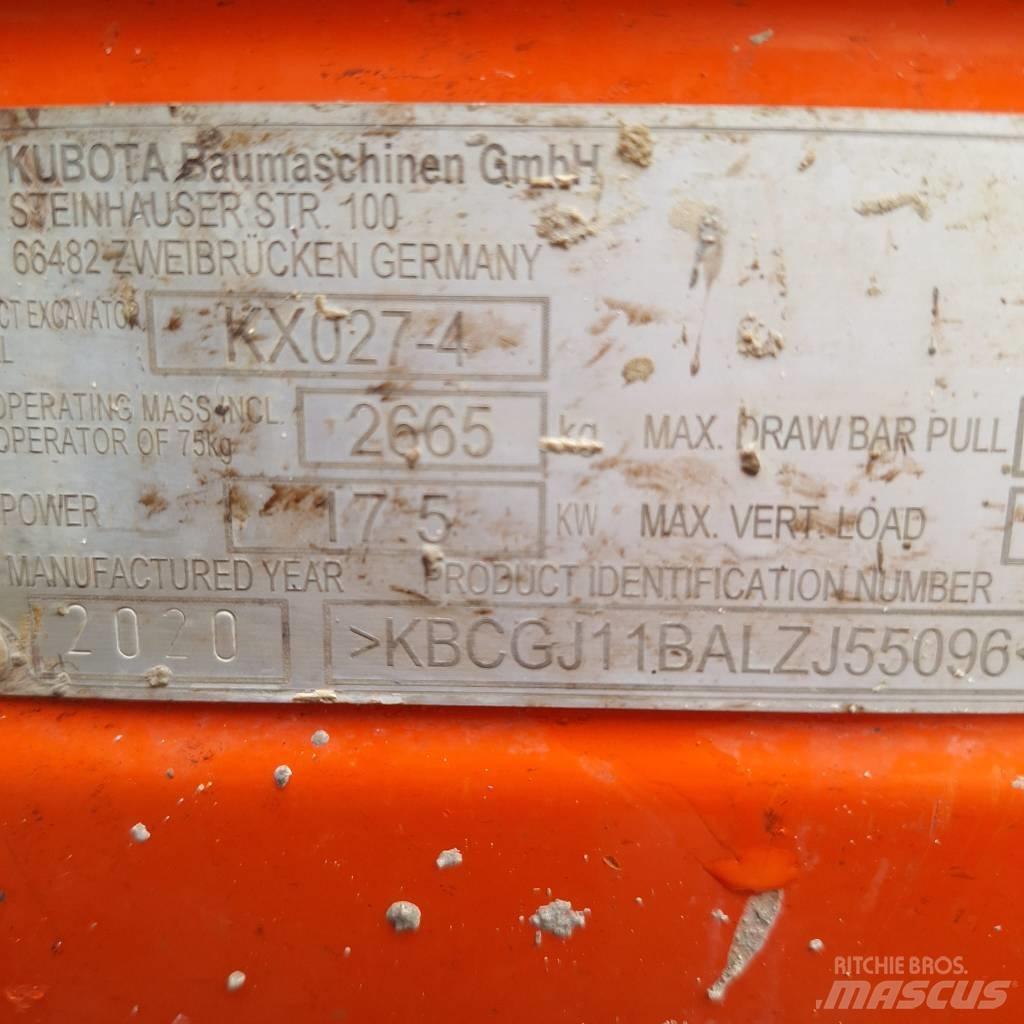 Kubota KX 027-4 Mini excavatoare < 7t