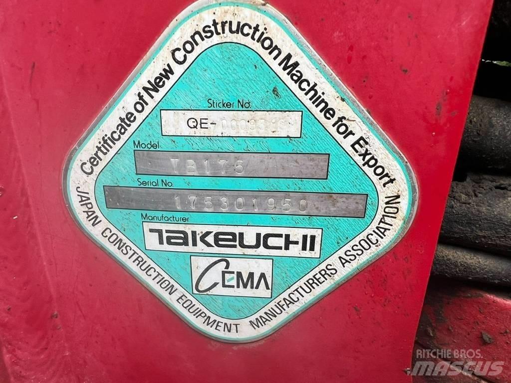 Takeuchi TB 175 Excavatoare 7t - 12t