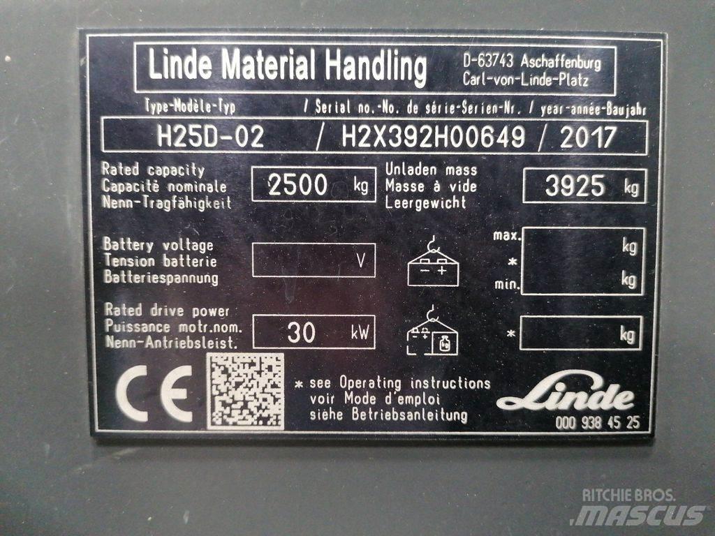 Linde H25D-02 Stivuitor diesel