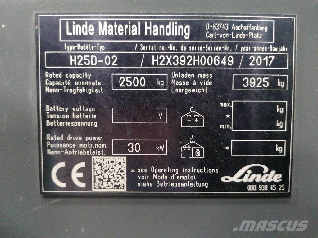 Linde H25D-02 Stivuitor diesel