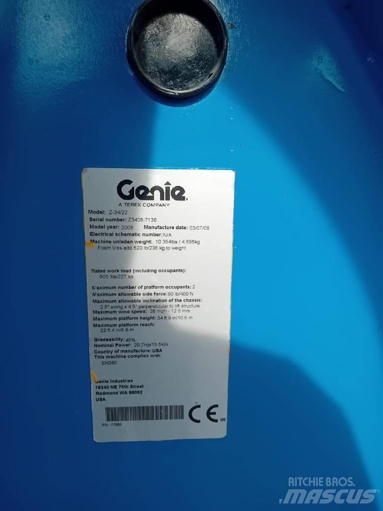 Genie Z 34/22 N Nacele cu brat articulat