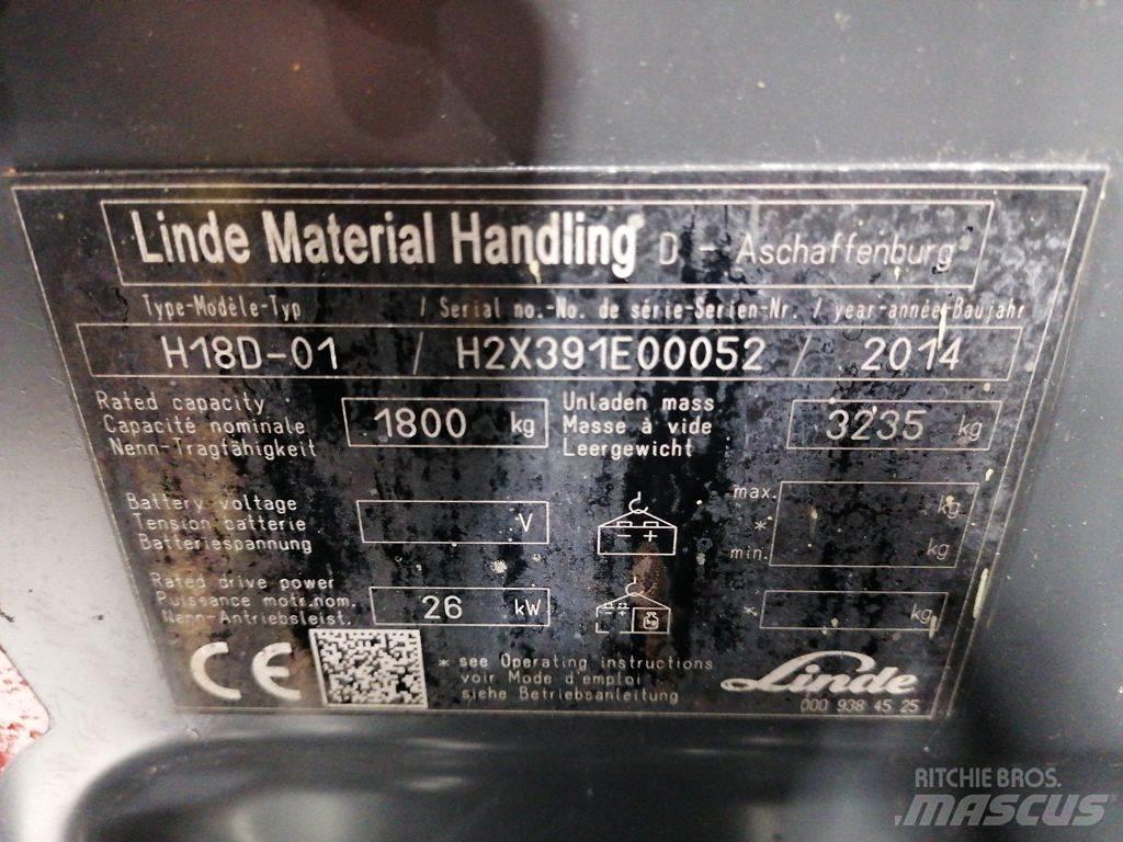 Linde H18D-01 Stivuitor diesel