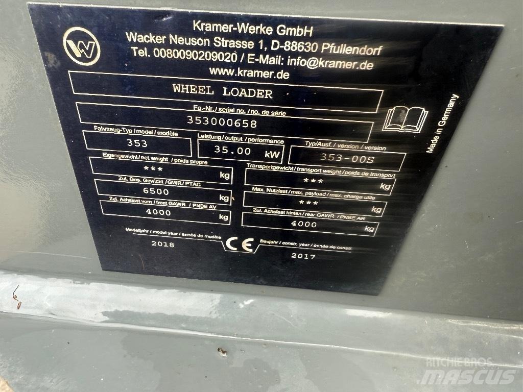 Kramer 5075 Incarcator pe pneuri
