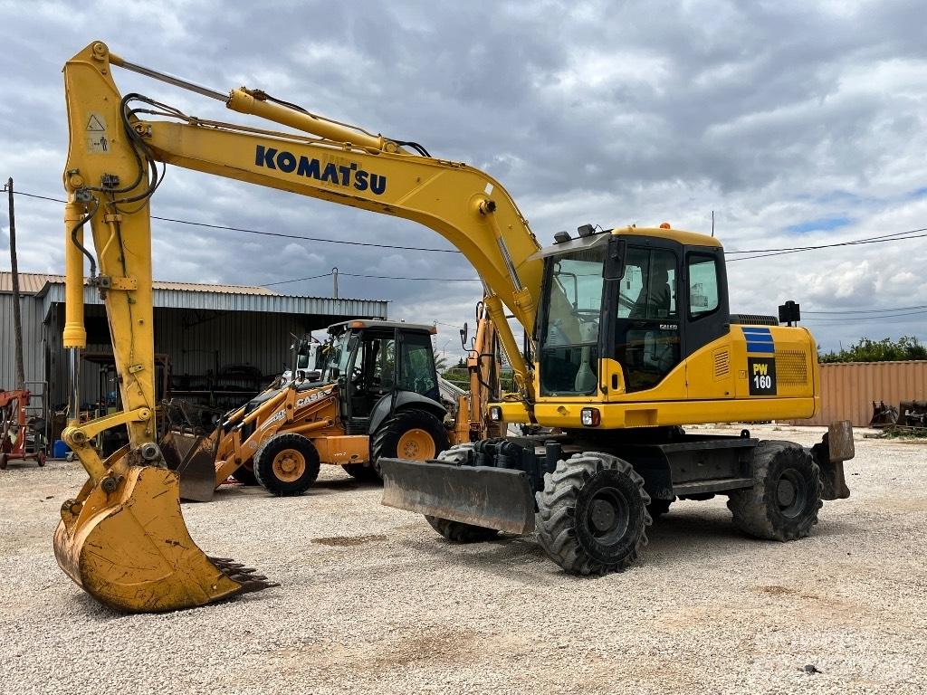 Komatsu PW 160 Excavatoare cu roti
