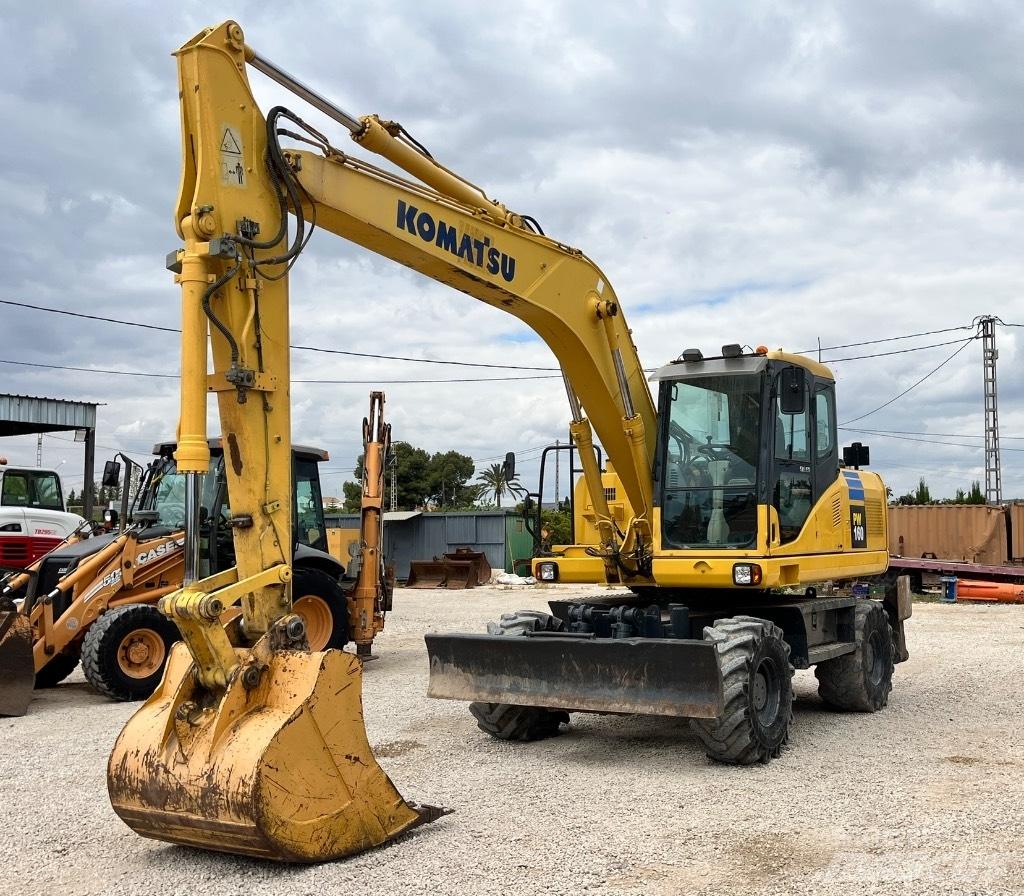 Komatsu PW 160 Excavatoare cu roti