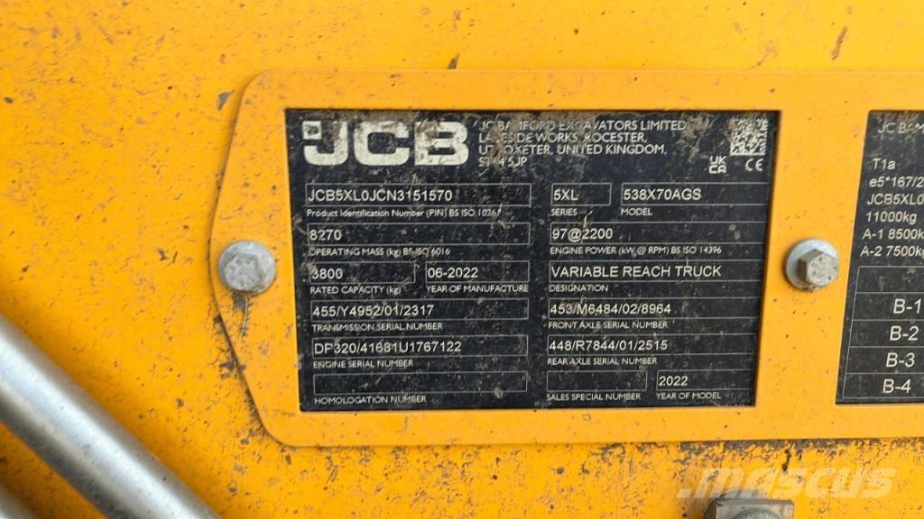 JCB 538-70 Manipulatoare agricole