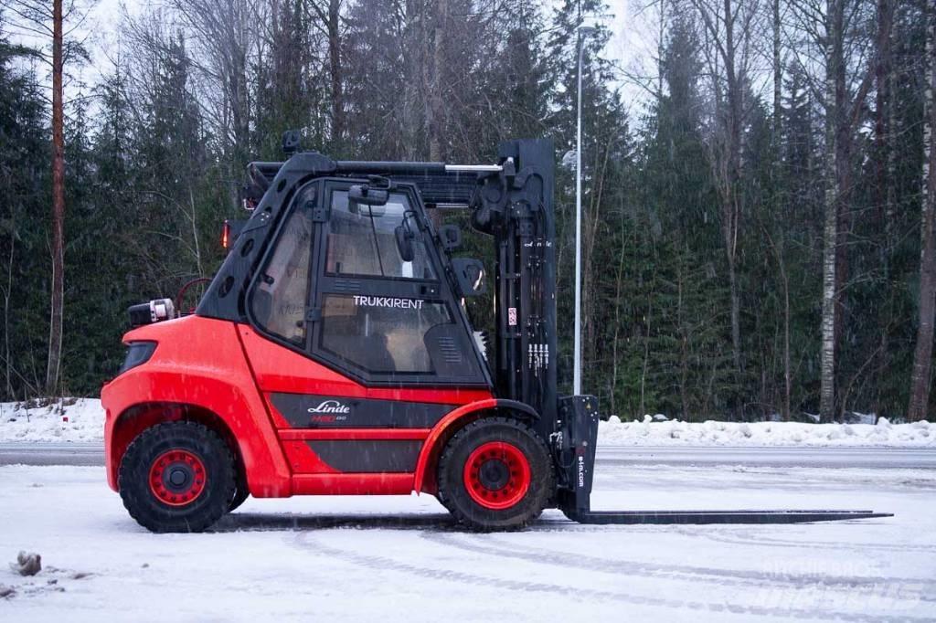 Linde H 80 D-03 Stivuitor diesel