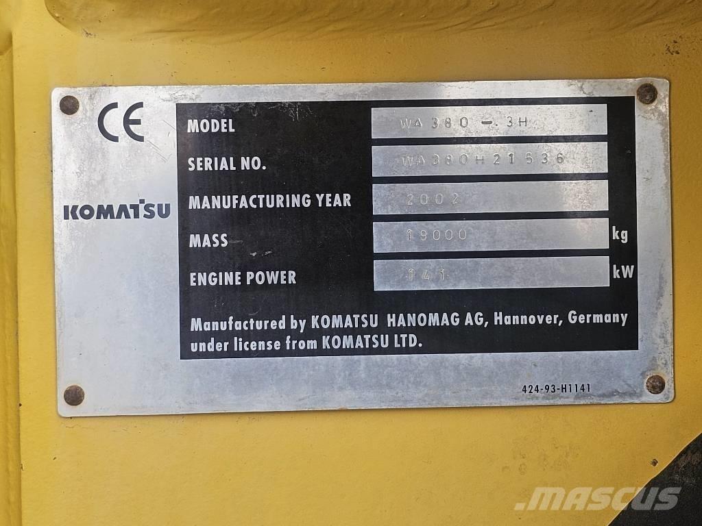 Komatsu WA 380-3H Incarcator pe pneuri