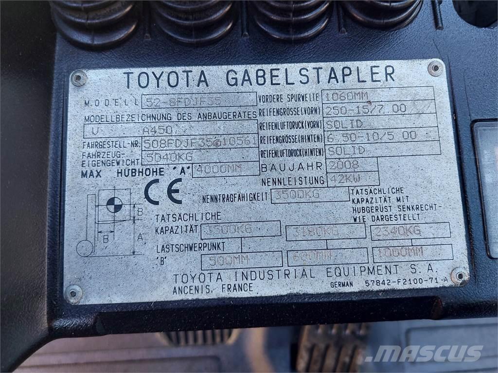 Toyota 52 8FDJF35 Stivuitor diesel