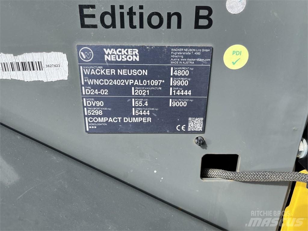 Wacker Neuson DV 90 Camioane cu basculante rigide