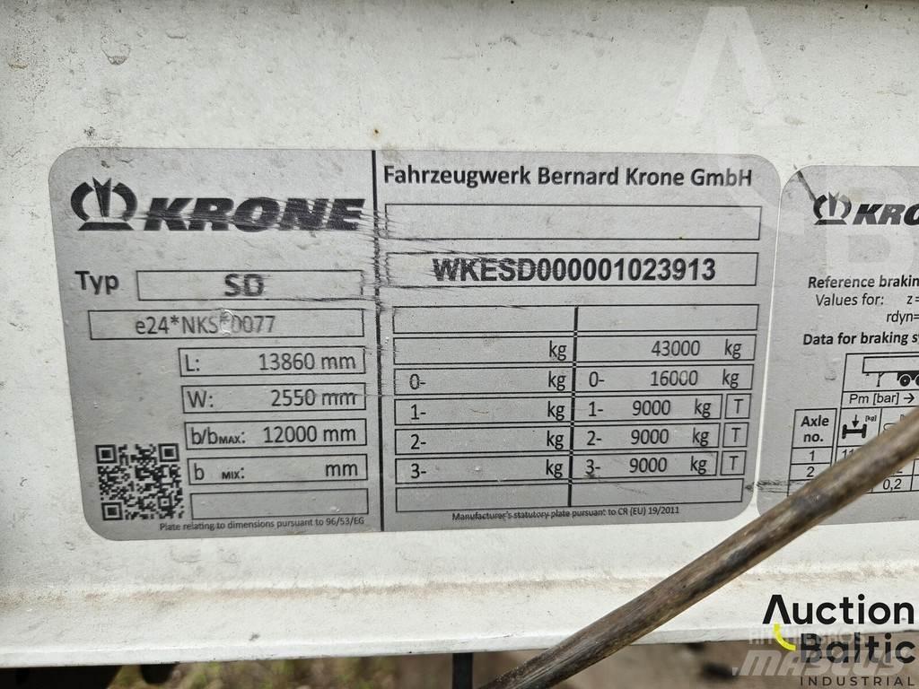 Krone SK 3855 Semi-remorca speciala