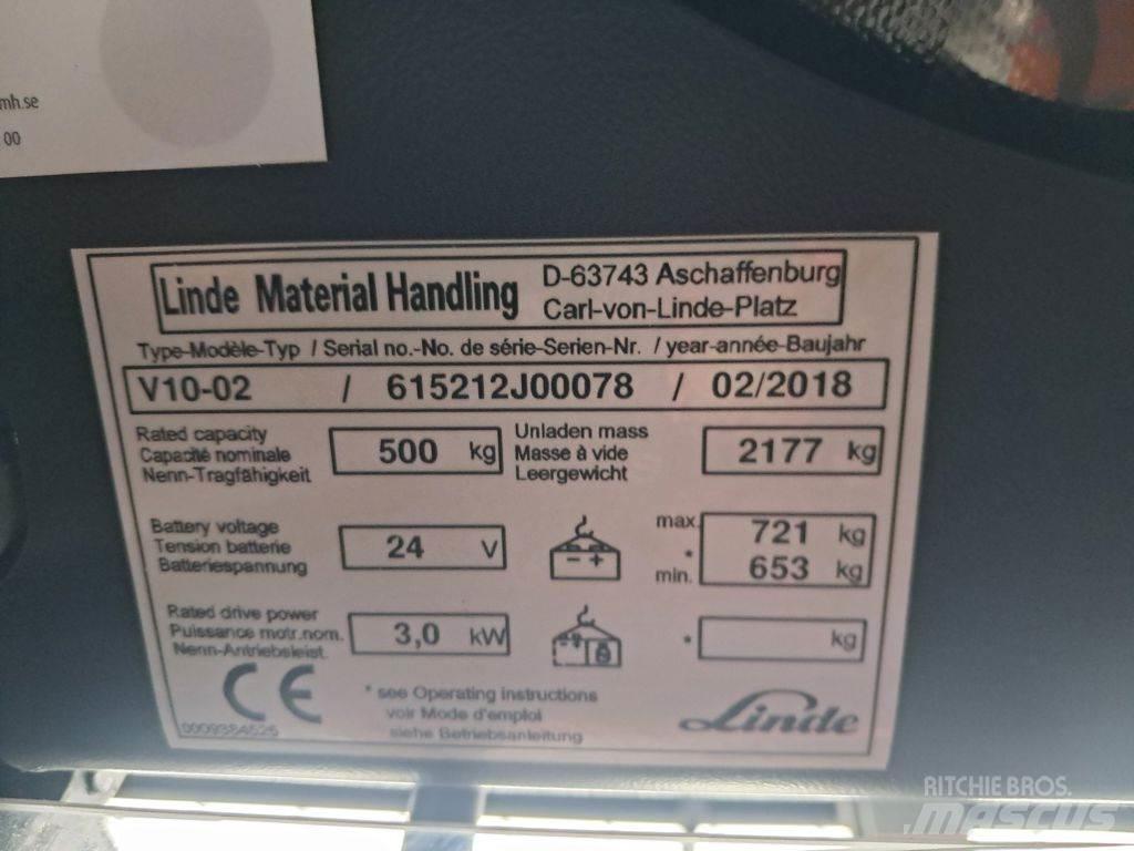 Linde V10-02 Stivuitoare de micã inaltime pentu logistica