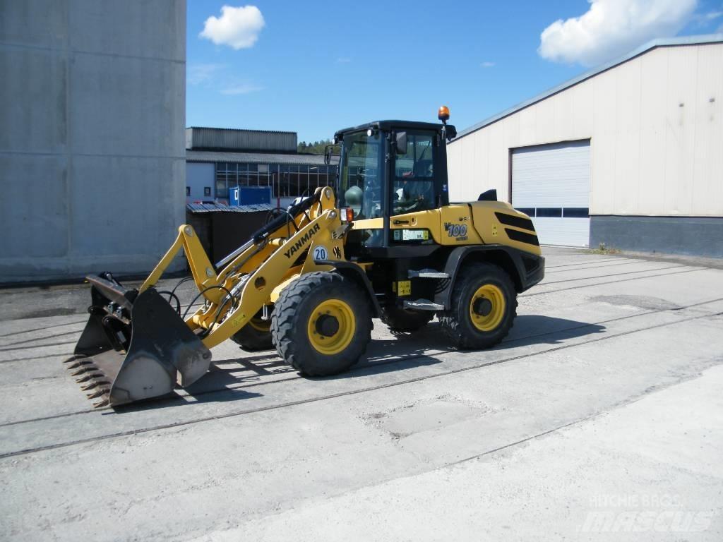Yanmar v100 Incarcator pe pneuri
