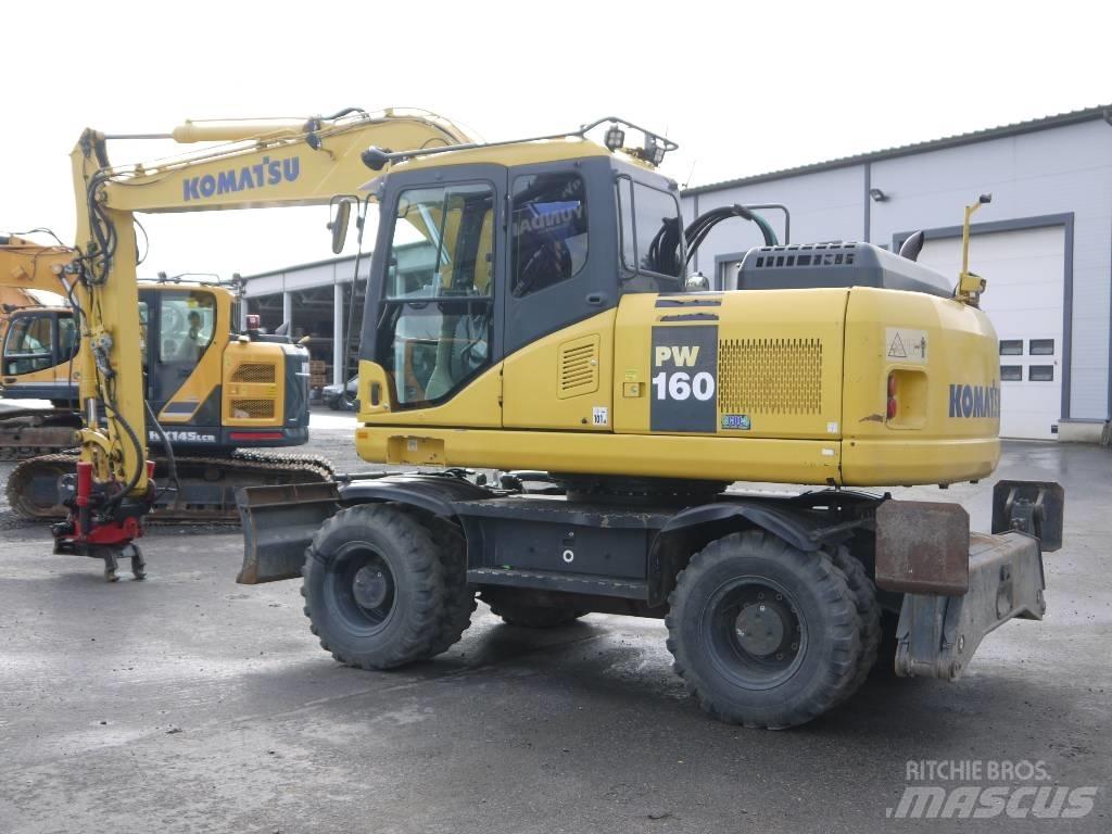 Komatsu PW 160-7E0 Excavatoare cu roti