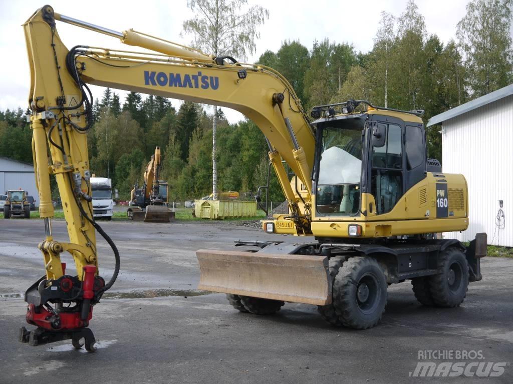 Komatsu PW 160-7E0 Excavatoare cu roti