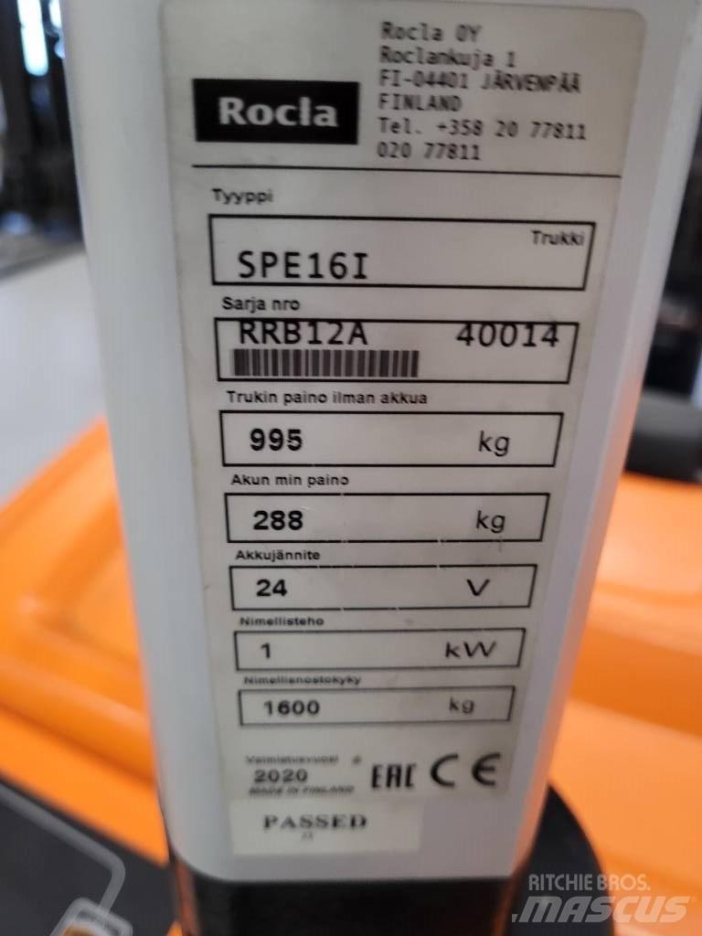 Rocla SPE16i Transpaleti autopropulsanti