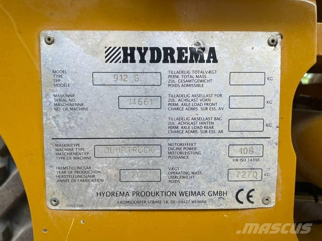 Hydrema 912 G Transportoare articulate