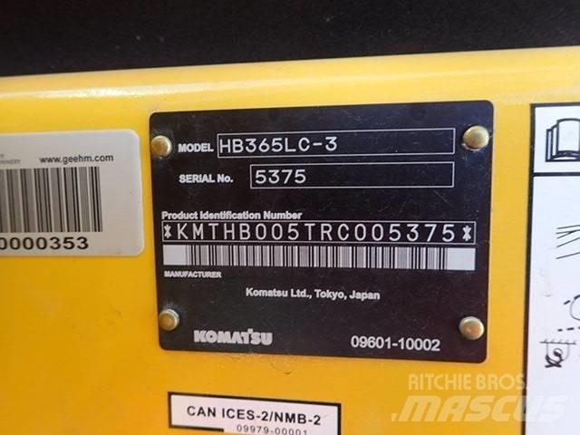 Komatsu HB 365LC-3 Excavatoare pe șenile
