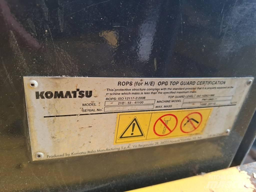 Komatsu PW 118MR-11 Excavatoare cu roti