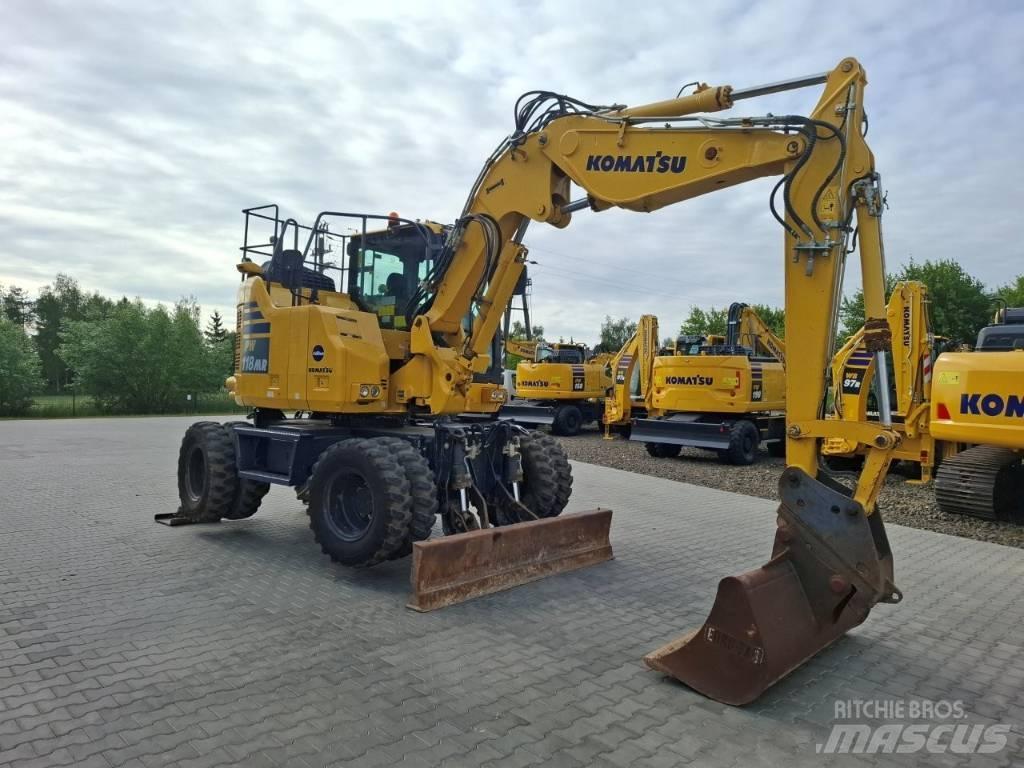 Komatsu PW 118MR-11 Excavatoare cu roti