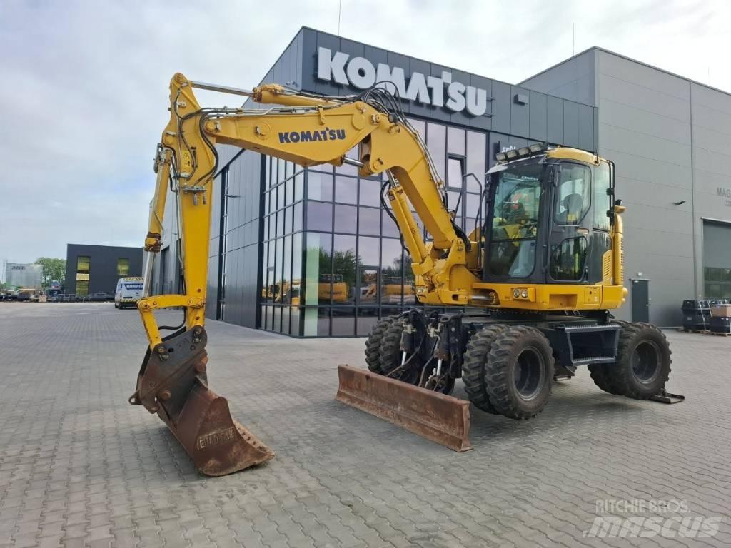 Komatsu PW 118MR-11 Excavatoare cu roti