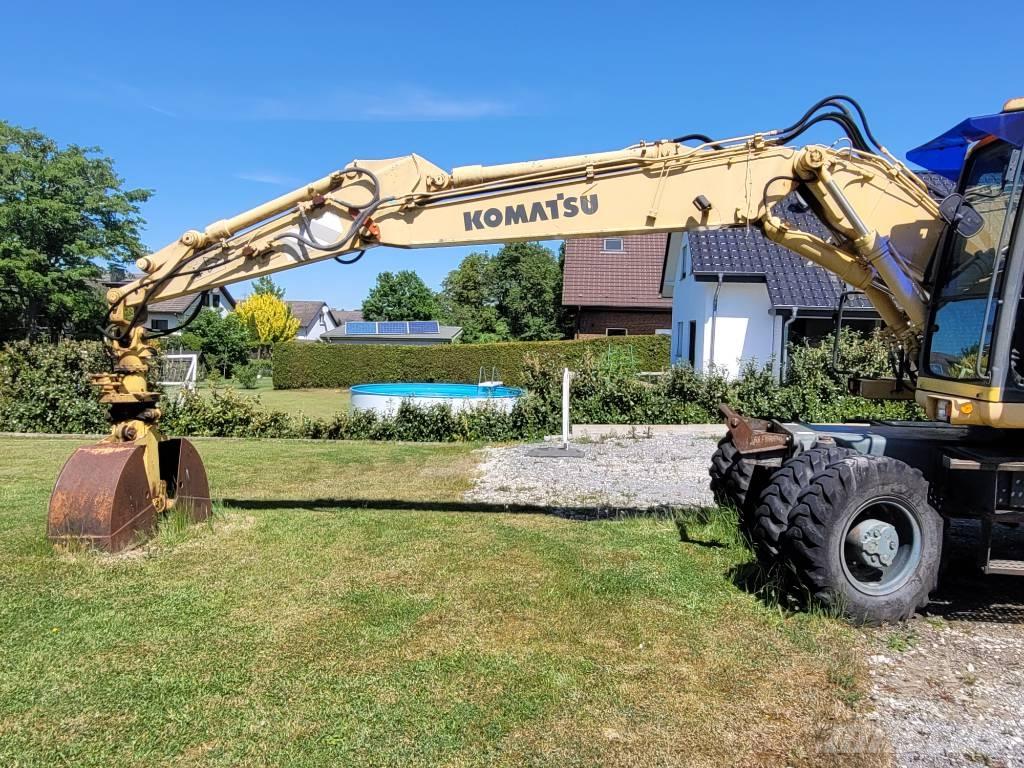 Komatsu PW160 ES-6K Excavatoare cu roti