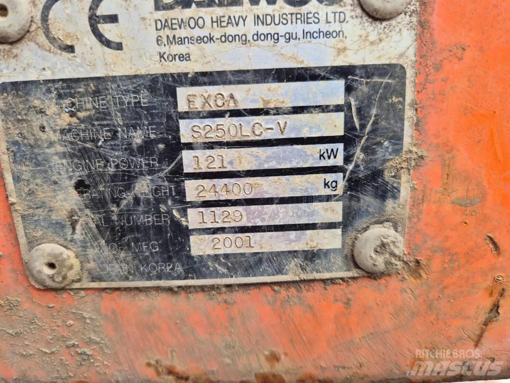 Daewoo S250 Excavatoare pe șenile
