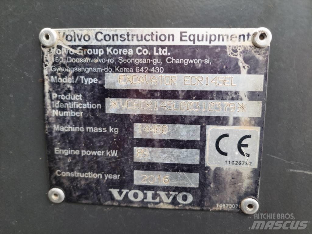 Volvo ECR 145 EL Excavatoare pe șenile
