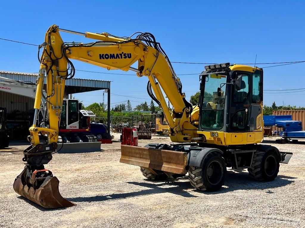 Komatsu PW 98 MR Excavatoare cu roti