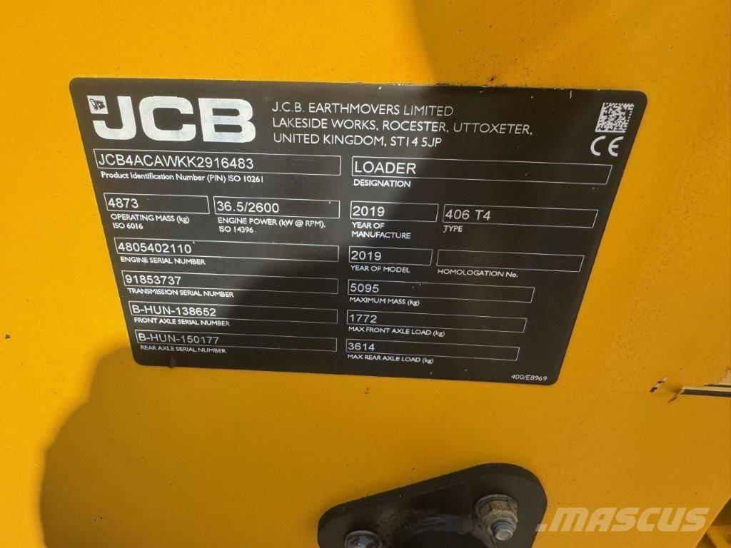JCB 406 T4 Incarcator pe pneuri