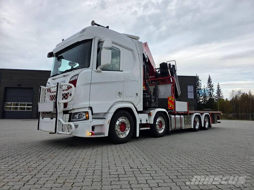 Scania R 650 Camioane cu macara