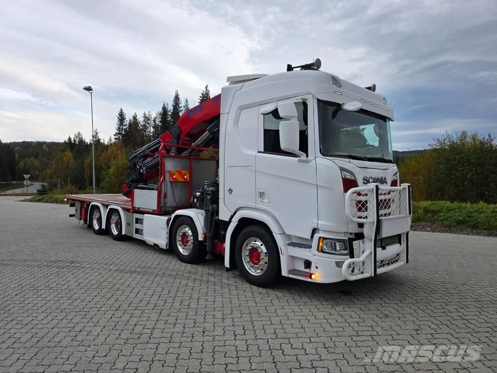 Scania R 650 Camioane cu macara
