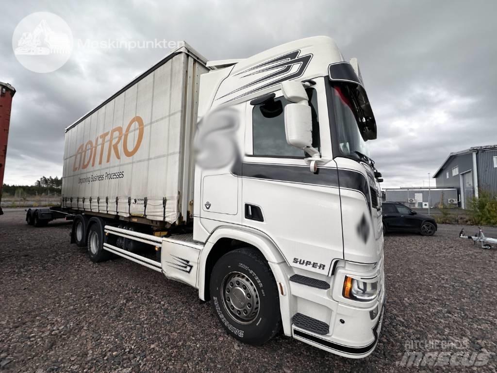 Scania R 580 Camion cadru container