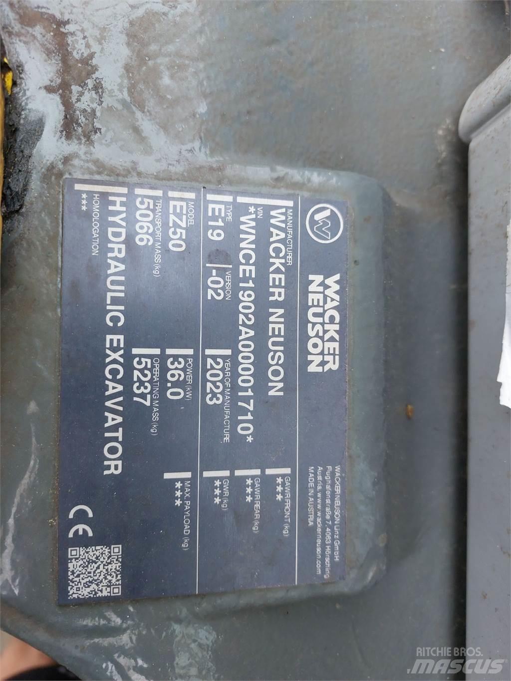 Wacker Neuson EZ50 Excavatoare pe șenile
