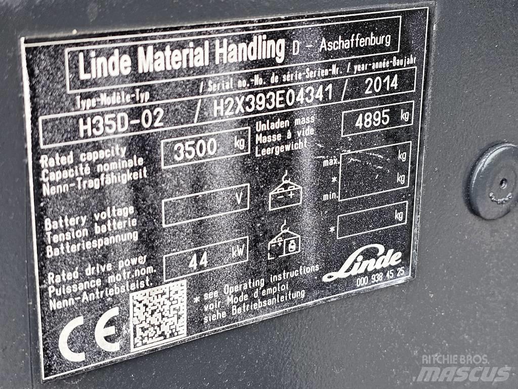 Linde H35D-02 Stivuitor diesel