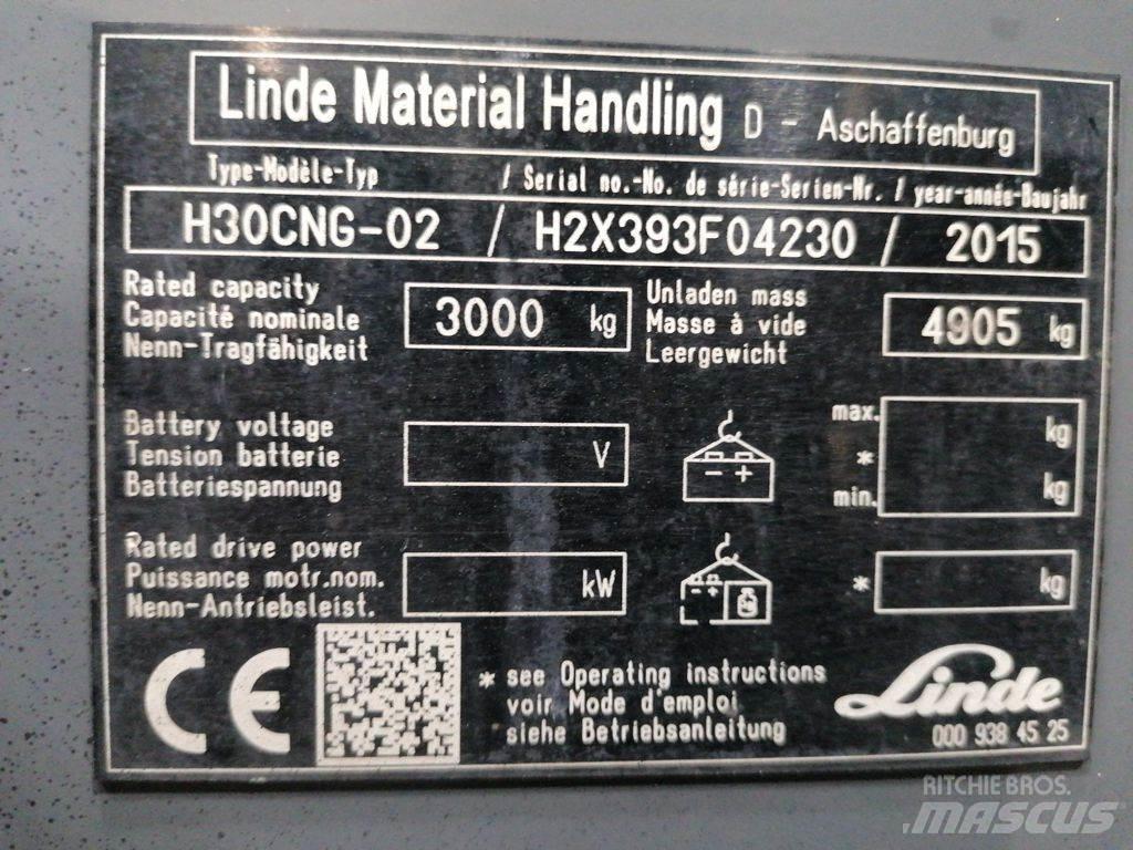 Linde H30CNG-02 Stivuitor GPL