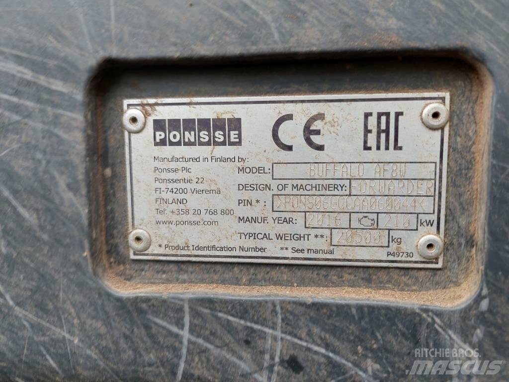 Ponsse BUFFALO AF 8W Transportoare