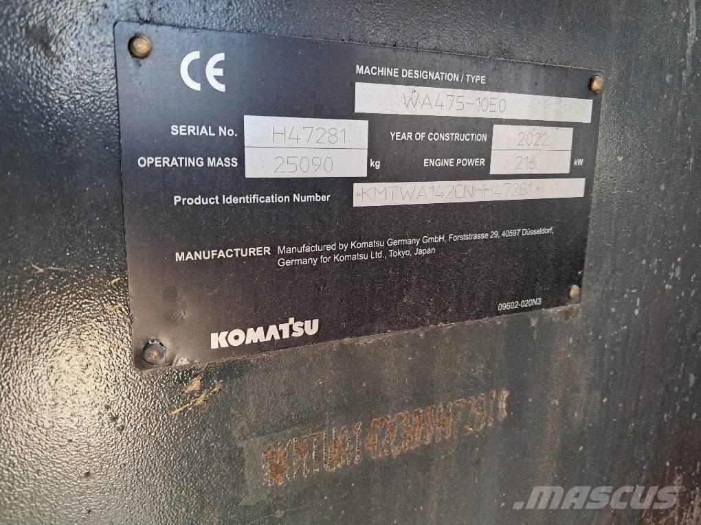 Komatsu WA475-10E0 Incarcator pe pneuri