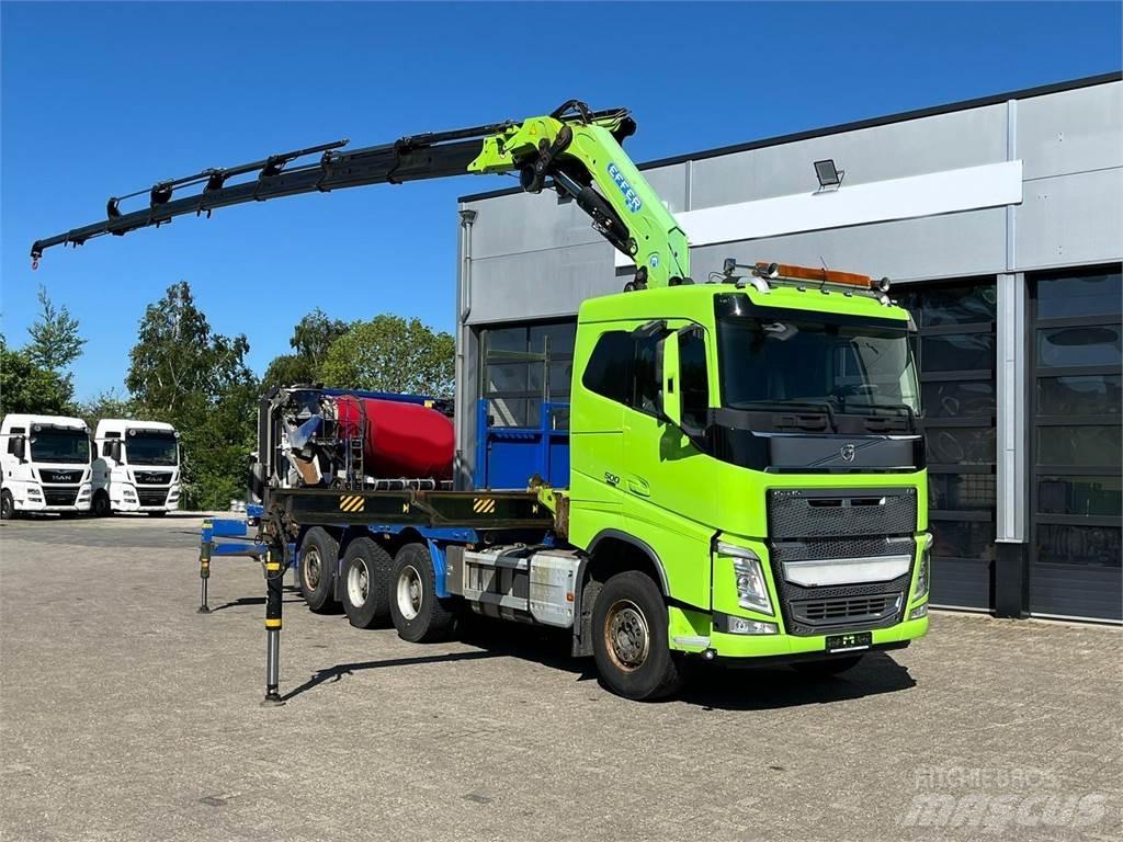 Volvo FH 500 8X4 Camioane cu macara
