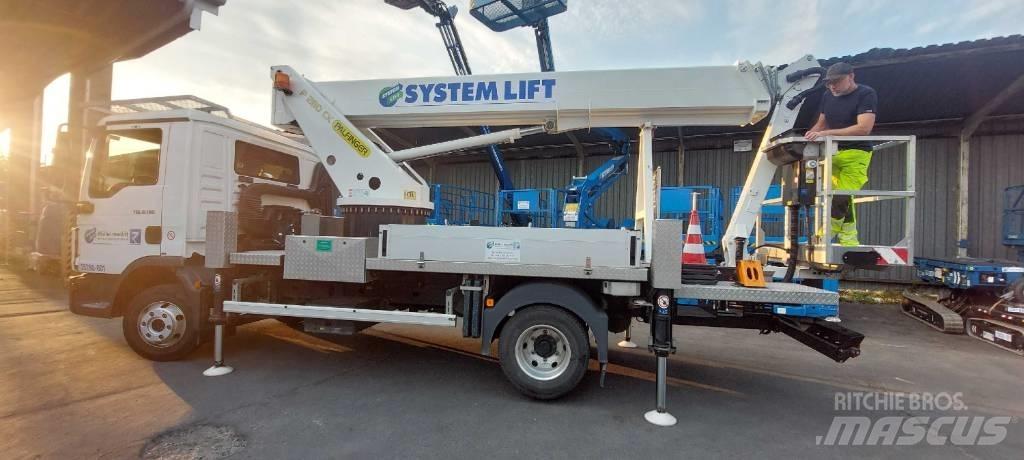 Palfinger P 280 CK Platforme aeriene montate pe camion