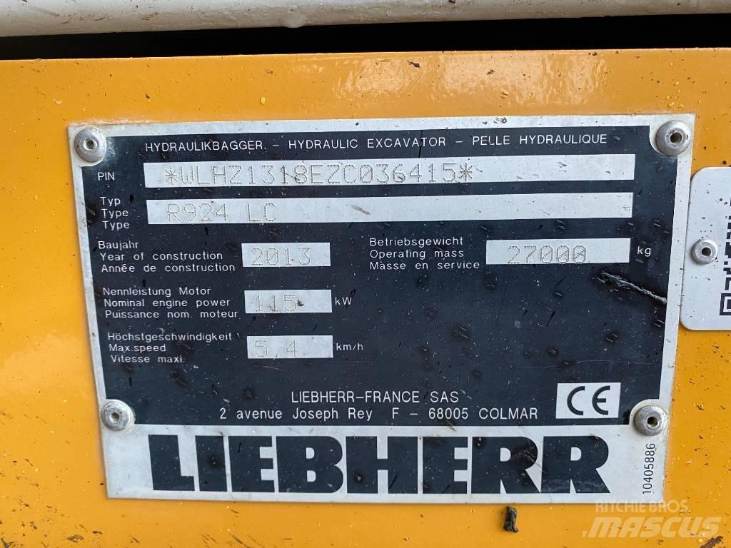 Liebherr 924 Excavatoare pe șenile
