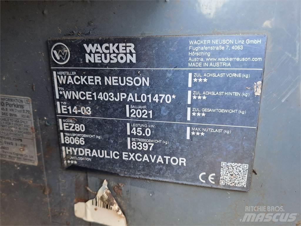 Wacker Neuson EZ80 Excavatoare pe șenile
