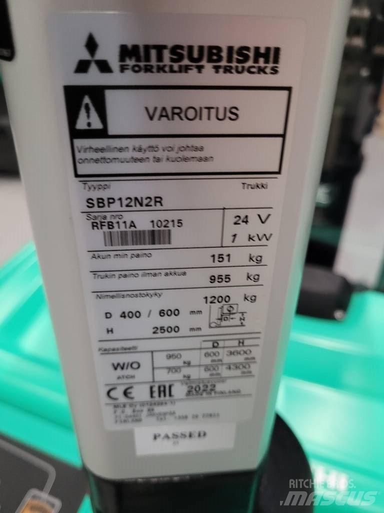 Mitsubishi SBP 12N2R Transpaleti autopropulsanti