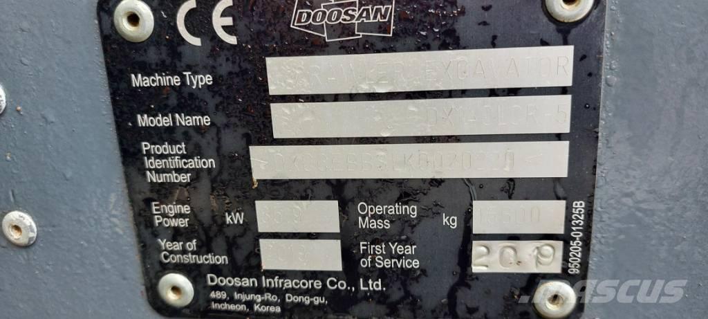 Develon DX140LCR-5 Excavatoare pe șenile
