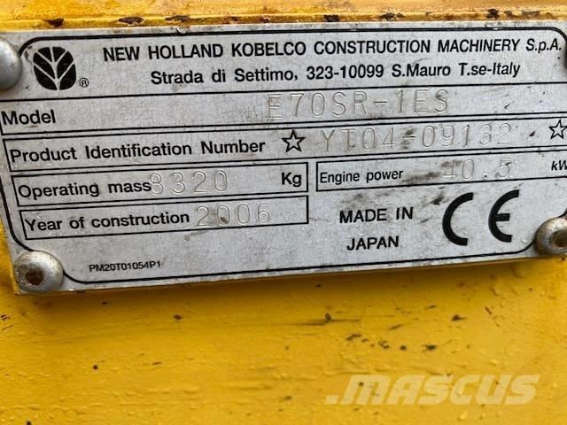 New Holland E 70 SR Excavatoare 7t - 12t