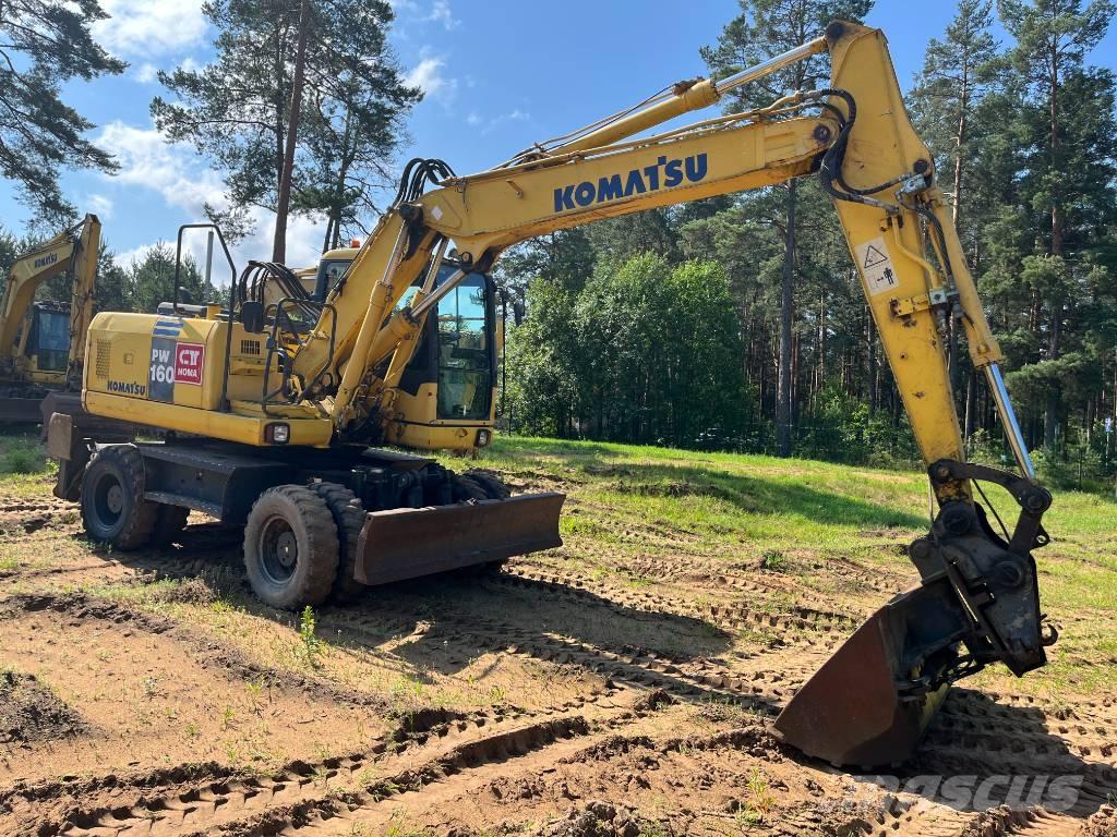 Komatsu PW 160-7 Excavatoare cu roti