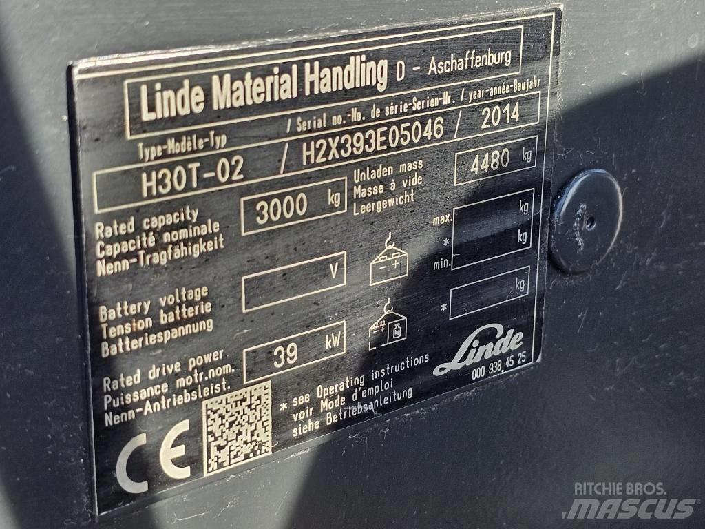 Linde H30T-02 Stivuitor GPL